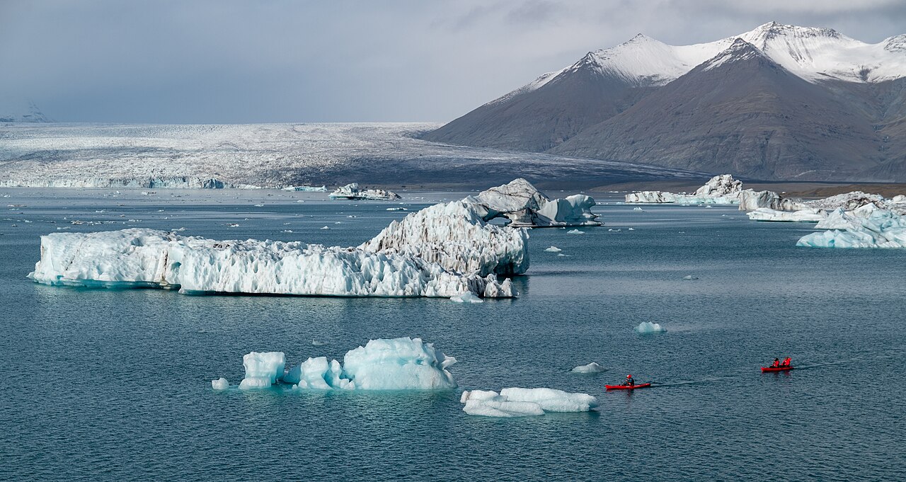 Eisberge auf der Gletscherlagune Jökulsárlón